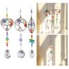 Tree Life Suncatchers Colorful Crystal Car Hanging Ornament Christmas Decoration