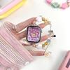 Cute Women Strap for Apple Watch Band 46mm 40mm 41mm 44 45mm 42mm 49mm Resin Bracelet for Iwatch 10 9 8 7 6 5 4 Se Ultra Correa