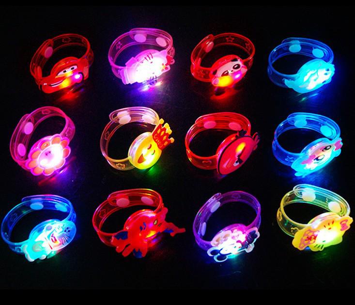 Glowing Cartoon Flashing Wristband Bracelet & Toy Strap.