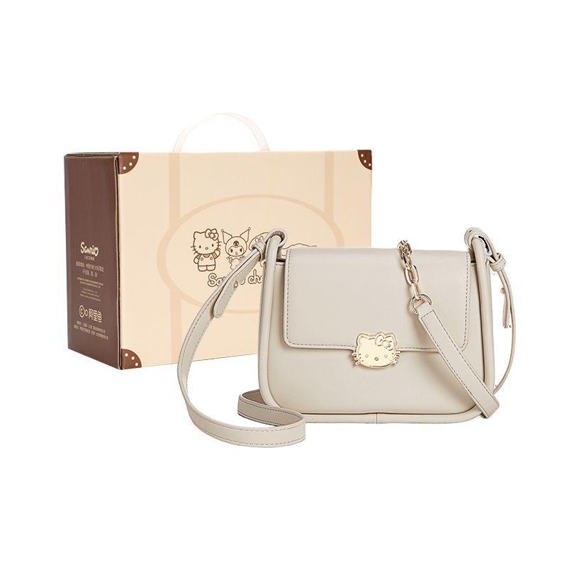 New Sanrio Hello Kitty Synthetic Leather Shoulder Bag, Crossbody Bag Regular Women's Multicolor HHF41056