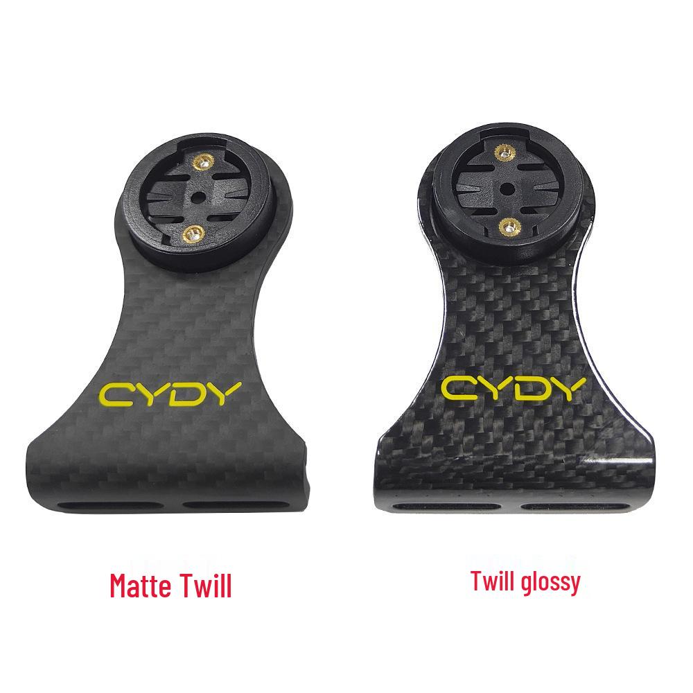 CYDY Carbon Fiber Bike Computer Mount for Garmin, Bryton, XOSS, Wahoo - Bicycle Extension Seat