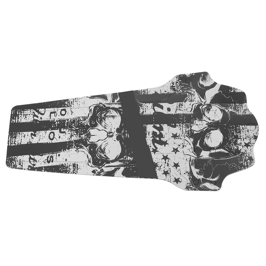 Enlee Mountainbike Vorne Hinten Schutzblech PP5 Kunststoffmaterial Fahrradschutzbleche Zubehör Totenkopf