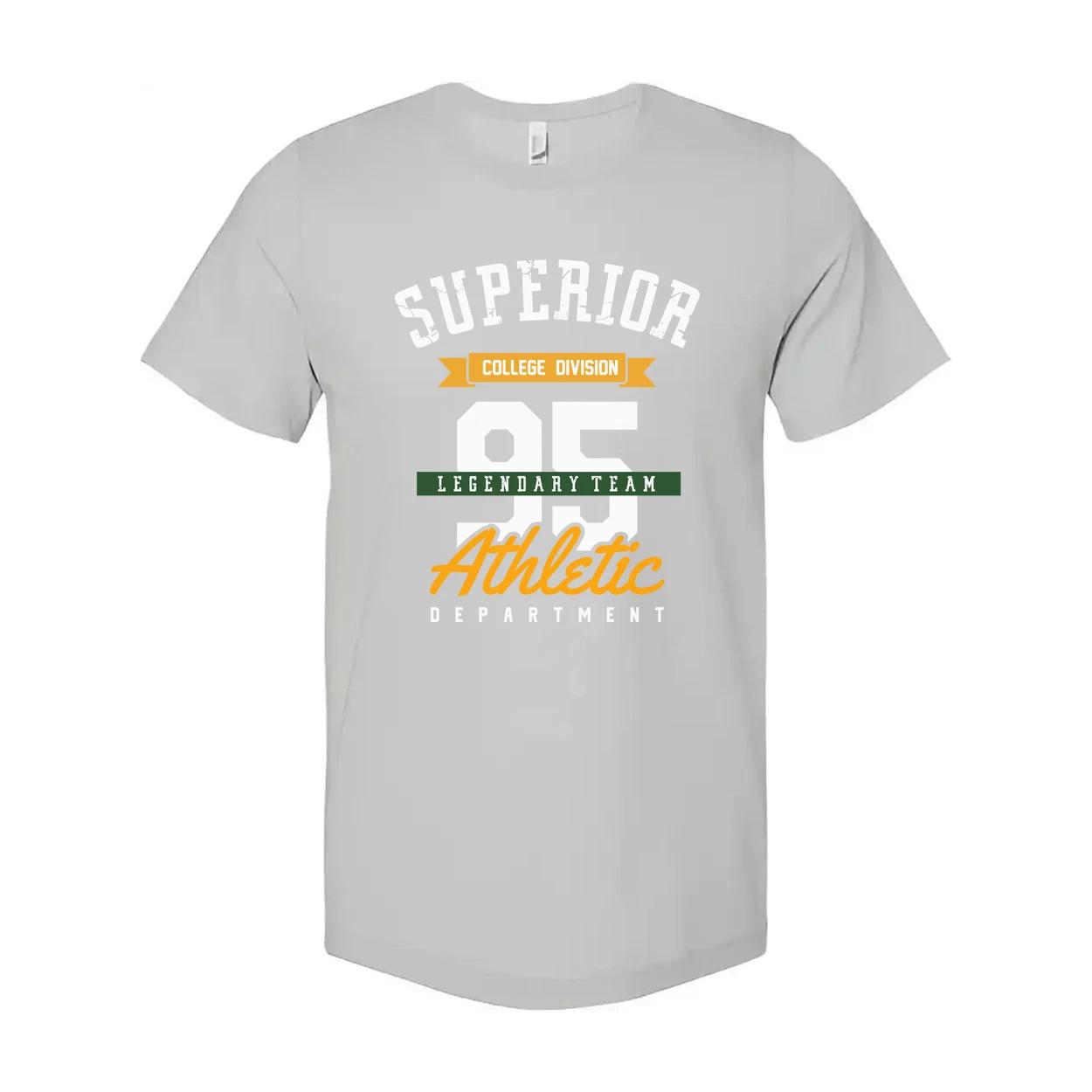 Unisex Graphic T Shirt White Athletic Department Superior 92 Legendary Team Desi S