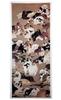 Ukiyo-e Hand Towel "One Hundred Dogs" by Ito Jakuchu, Depicting a Puppy from Across the Ages