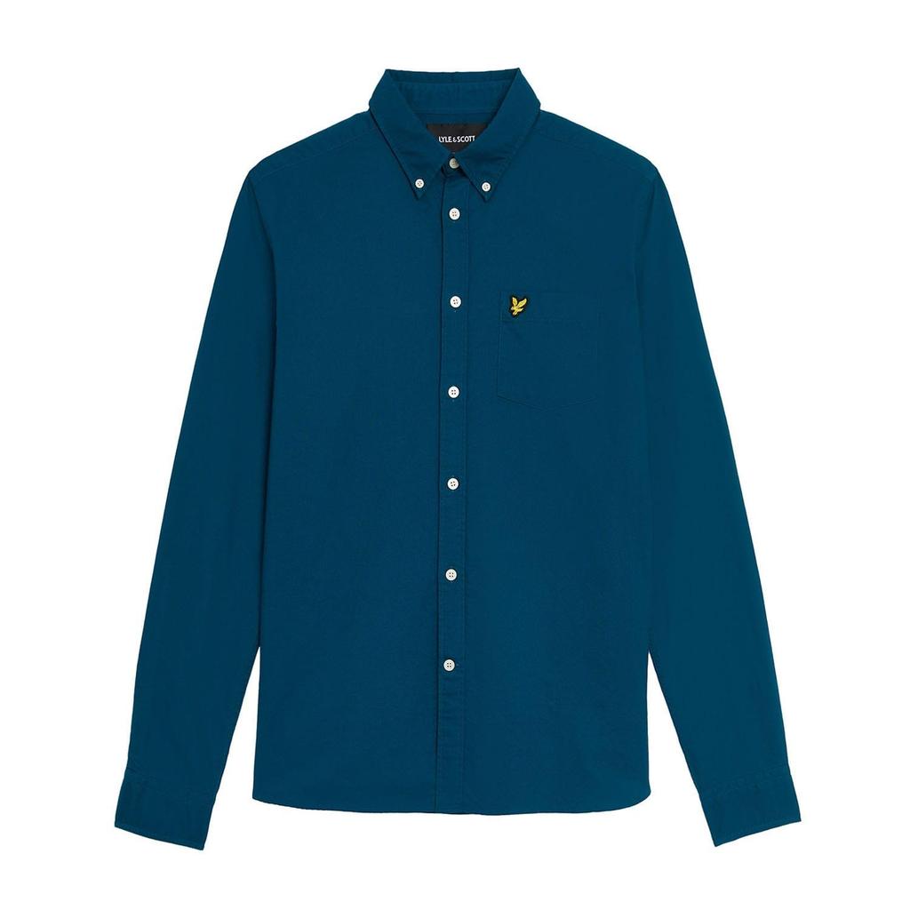 Lyle & Scott Mens Plain Oxford Shirt