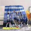 Brighton Team Logo,pattern Flannel Blanket, High Quality Comfortable for All Seasons, Home Decor, Warmth and Comfort, Perfect for Gifts.