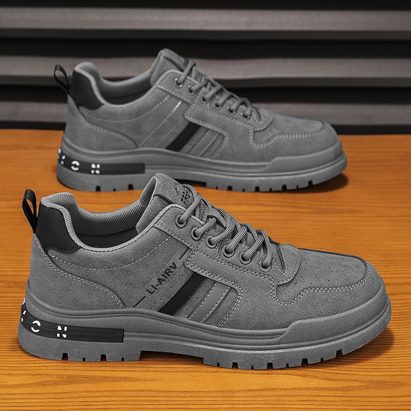 Men's Shoes New Year's New Spring Construction Site Work Leisure Labor Protection Board Shoes Work Work Non-slip Wear-resistant Shoes Men