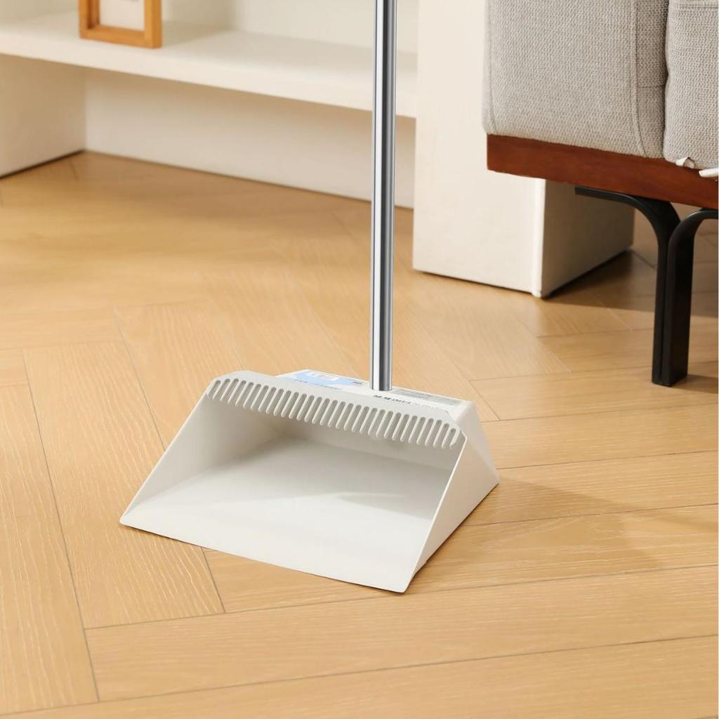 2026 Broom & Dustpan Set with Scraper - Ideal for Bathroom Hair & Water Sweeping
