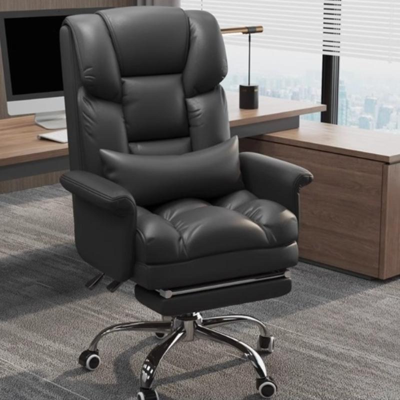 Home Computer Chairs Office Gaming Chairs with Footrest Desk Chair Back Support Ergonomic Managerial Executive High Back Chair