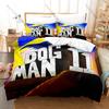 Personality Dog Man Kids Bedding Set New 3D Print Duvet Cover Set Cute Bedroom Decor Bedclothes Pillowcase Children Bedroom Deco