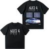 Alex G Artist Tour 2025 T Shirts Colorful Fashion Graphic Print T-shirts Summer Women Causal Tops Unisex Vintage Cotton Tees Y2K