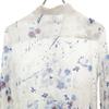 Diesel Floral Long Sleeve Shirt S White Women Used