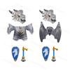 048 047 Undead Dragon Knight Bricks Anime Dragon Knights Building Blocks DIY Action Figure Collection Model Decor Doll Toy Gift
