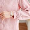 Latest Spring Jacquard Design Blouse for Womens Trendyable Simple Age-reducing Base Blouse for Women