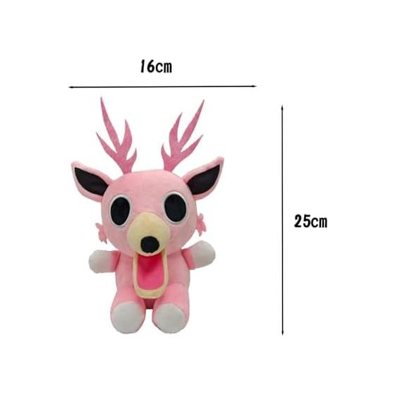 99 Nights In the Forest Plush Toy Survive for 99 Days Mascot - Symbol of Horror Survival Game with Attention To Detail (Deer B/25cm Chibi Character)