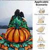 1pc Pumpkin Halloween Blanket, Lightweight Flannel Throw Blanket for Sofa, Bed, Travel, Camping, Living Room, Office, Couch, Chair, and Bed