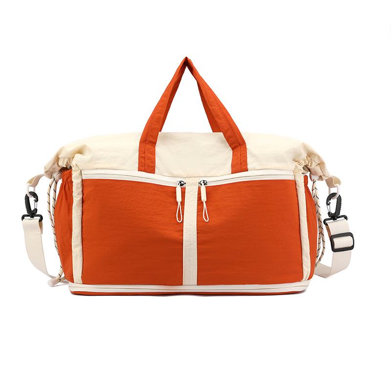 Extensible Large Capacity Shoulder Bag Women's Dry and Wet Separate Travel Bag Short Distance Duffel Bag