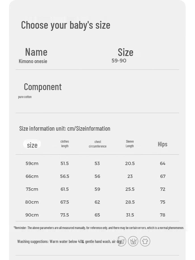 TONGTAI Baby Spring/Autumn Cotton Gauze Long-Sleeve Romper
