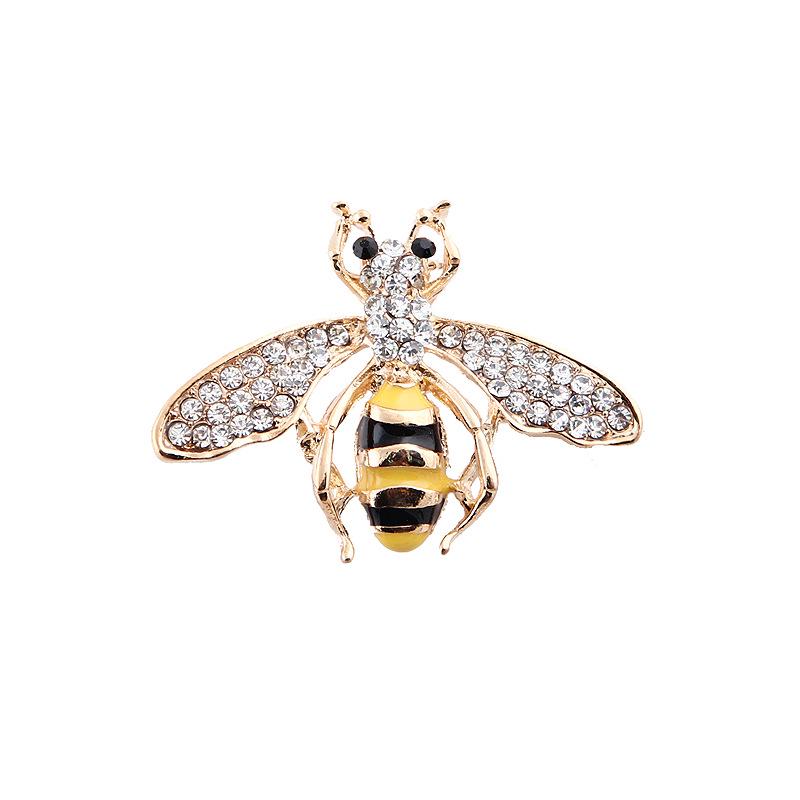 Fashion Mini Cute Bee Wasp Insect Brooch Pin Women's Accessories Wholesale