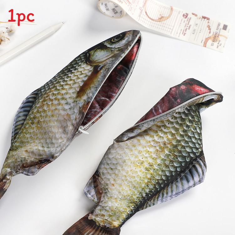 Kreatives Fischförmiges Federmäppchen Mit Reißverschluss Für Schule Und Reise