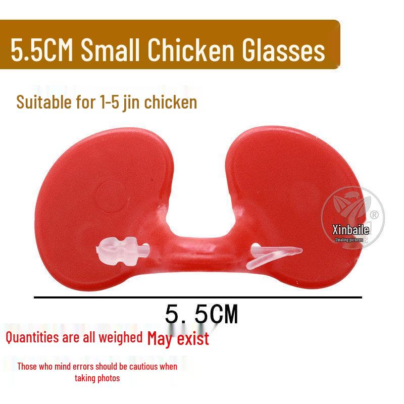 Large-Size Anti-Pecking Chicken Glasses - Free-Range Eye Mask To Prevent Rooster Fighting & Pecks