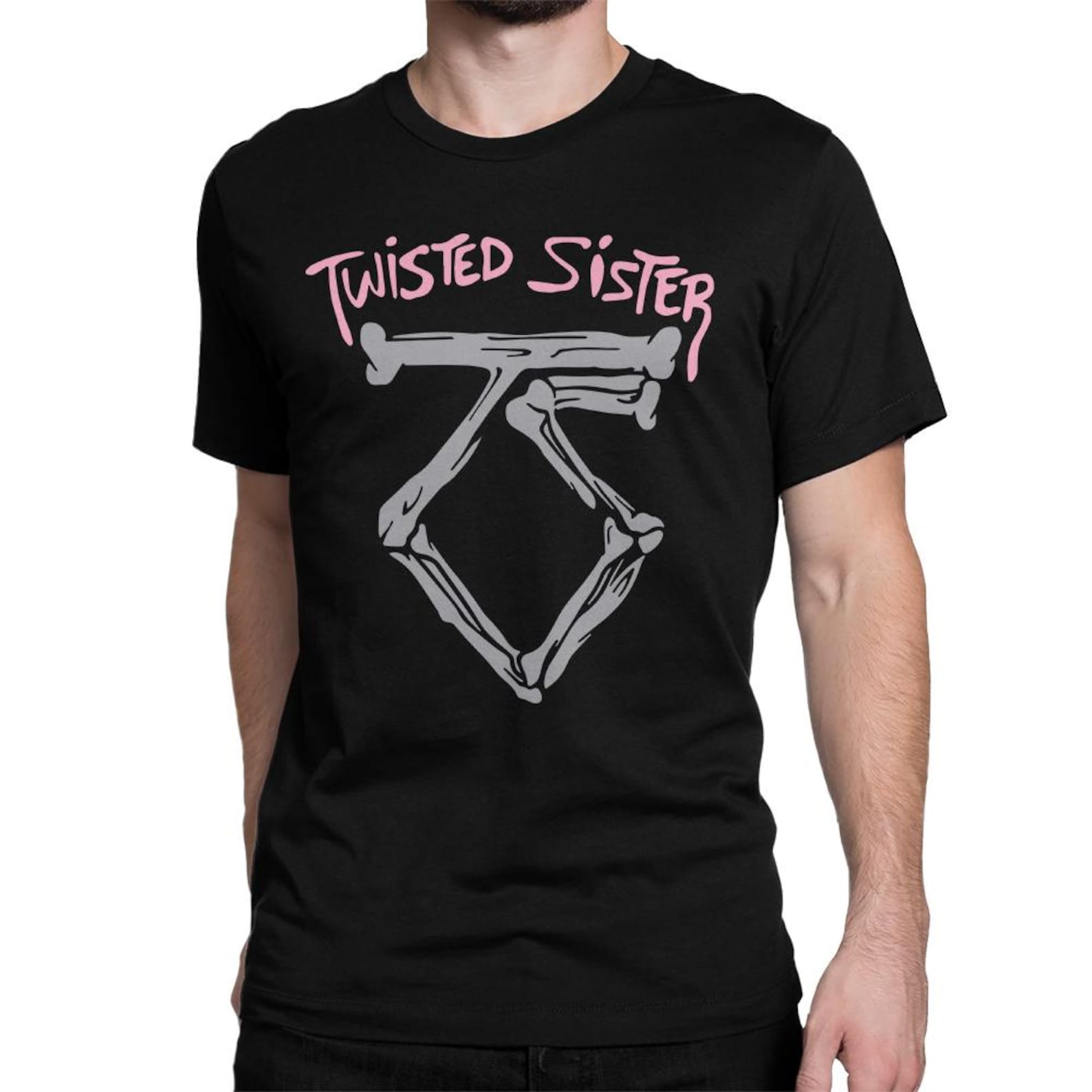 Twisted Sister Logo T-Shirt, Men s and Women s Sizes Tee L
