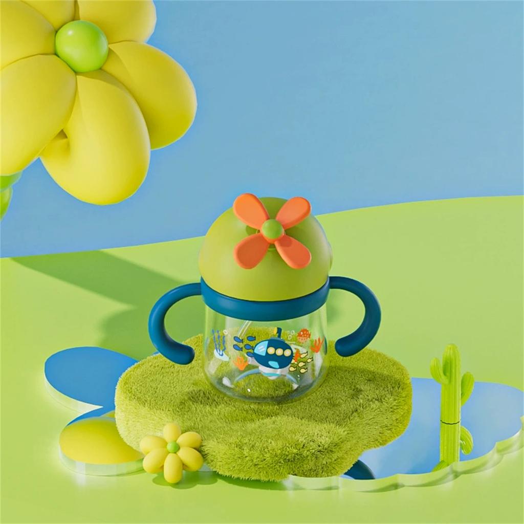 Infant Straw Cup With Straw And Lid Leak Proof Boys And Girls Cup For Boys And Girls