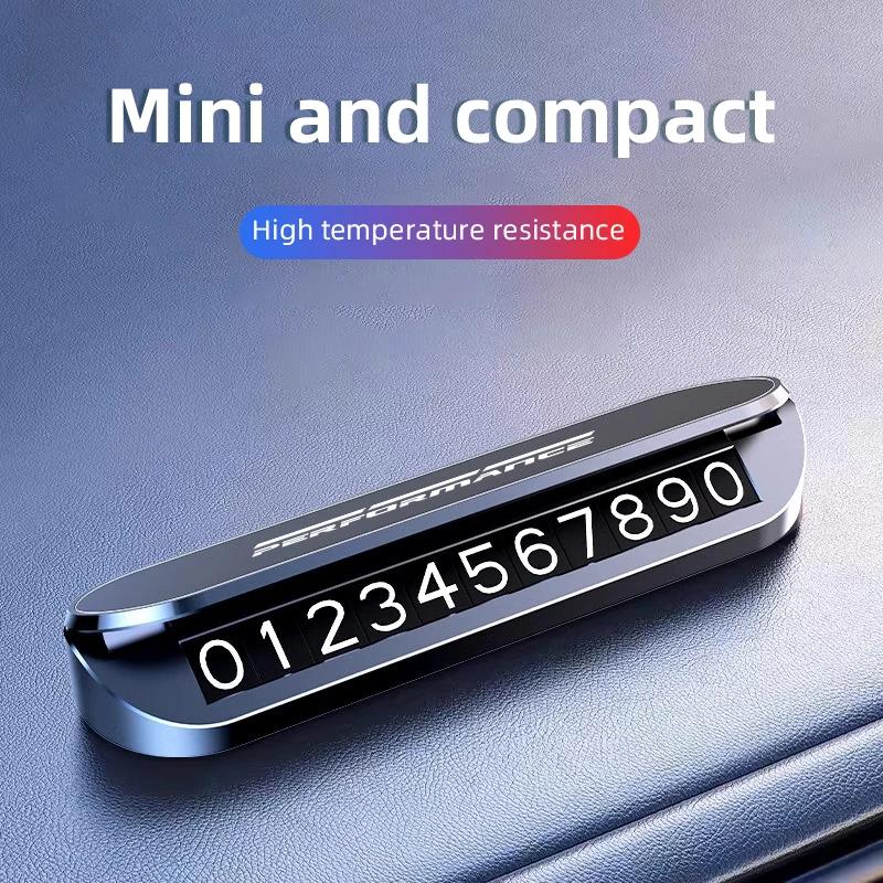 Car Sticker 2025 Hot For BMW E46 E90 E60 F10 E39 F30 Car Parking Card Phone Number Car Phone Holder Telephone Number Plate Car-s