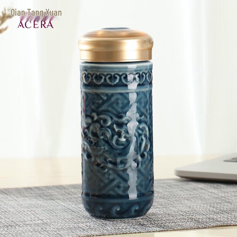 

Qian Tang Xuan Prosperous Dragon Double-Layer Ceramic Portable Cup