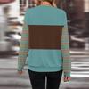 Women Casual Long Sleeve Basic Quarter Zipper Color Blocking Pullover Sweatshirts Casual Top Fall Clothes