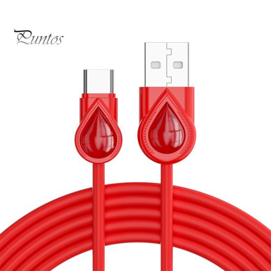 

Кабель для передачи данных 2-в-1 DC5V 2.5A Type-C для передачи данных, шнур для быстрого зарядного устройства для мобильного телефона Android красный