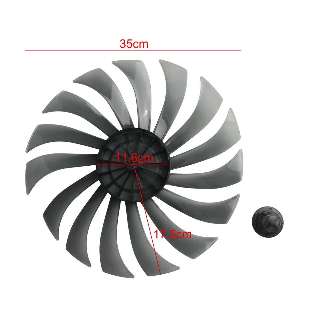 Fan Blade Replacement 14 Inch Floor Fan Blade Silent Fan Blade 7-blade Option 9-blade Option Easy To Install For Household Fans