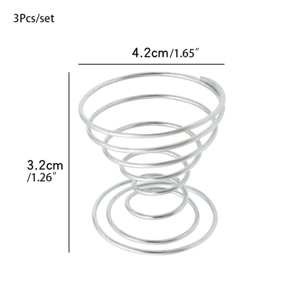 3Pcs/set Spring Wire Spring Base Holder Pineapple Base Spring Wire Egg Tray  Home Decor