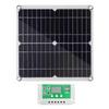 20 Watt 12 Volt Solar Panel Kit Monocrystalline Solar Panel + 60A PWM Charge Controller + Battery Clips 22percent  High
