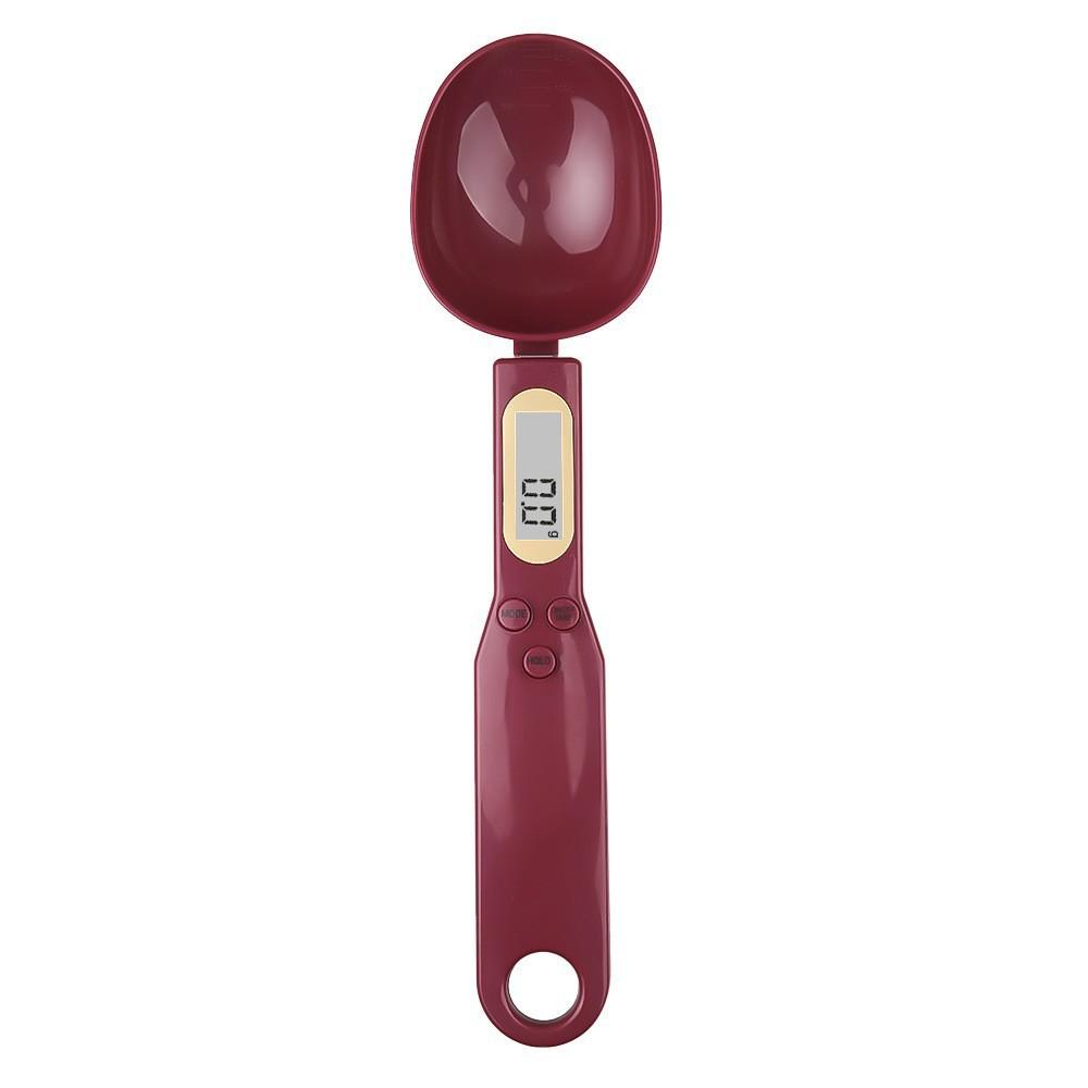 1pc Digital Measuring Spoon with LCD Display 0.1g 500g, Portable Kitchen Scale for Precise Baking, Cooking, Pet Food Tea, Includes Battery