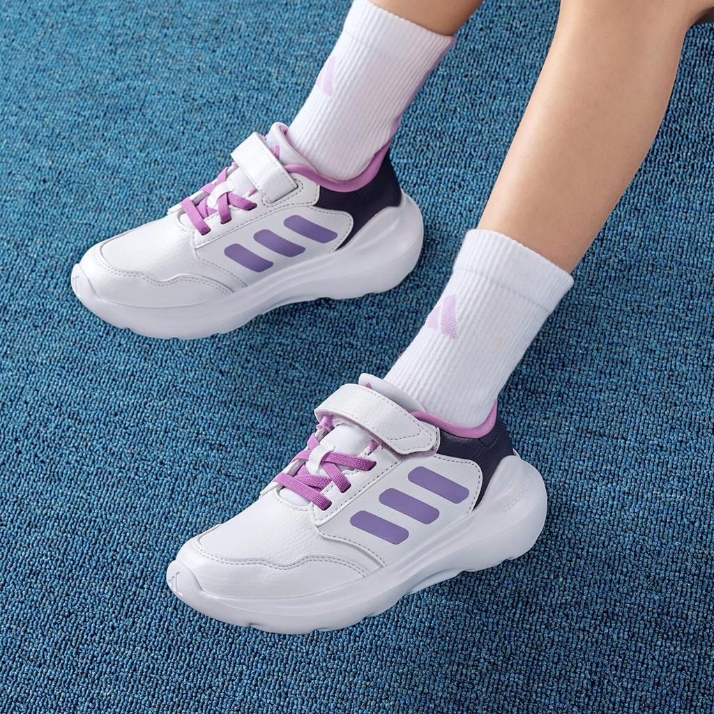 adidas Tensaur Run 3.0 Low Top Kids Lifestyle Shoes White/Powder Plum