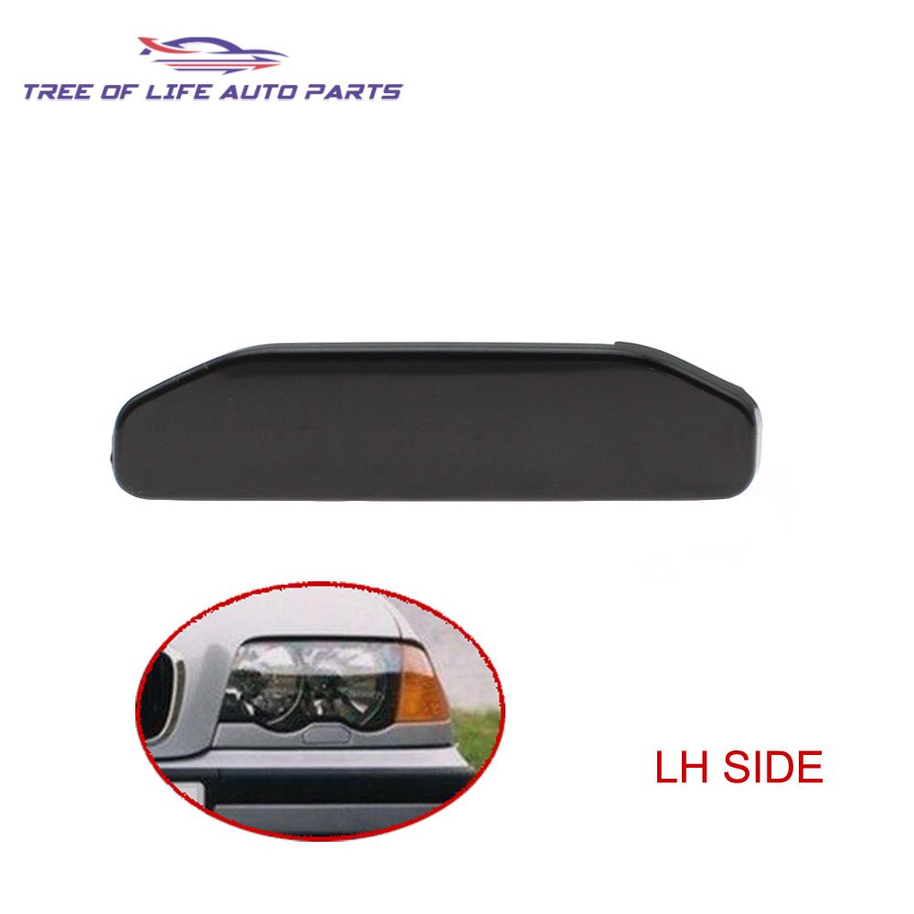 Front Bumper Headlight Washer Spray Nozzle Jet Cover Cap For BMW 3 Series E46 316 318 320 323 325 328 61677066842 61677066841