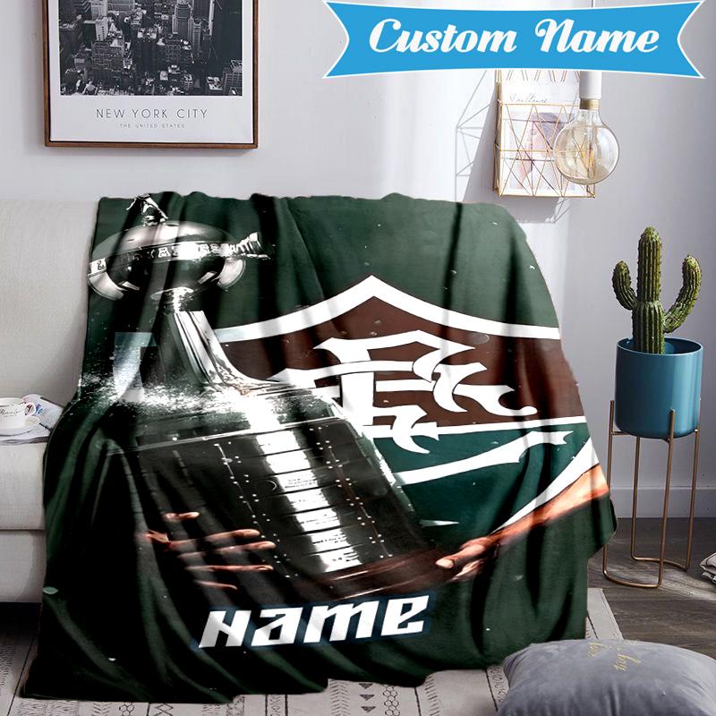 Custom Name Love Equality Fluminense Blanket Lightweight Ideal Bedding Blanket Perfect for Travel, Camping, Living Rooms, Sofas, Christmas Gift