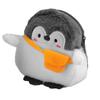 Cute Penguin Coin Purse and Lipstick Holder Durable Plush Bag for Change Data Cable Makeup