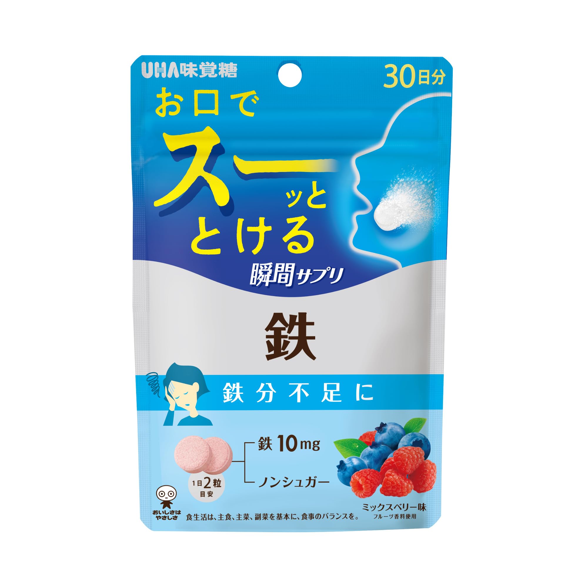 

UHA Mikakuto [Official] Instant Iron Supplement 30-Day Supply