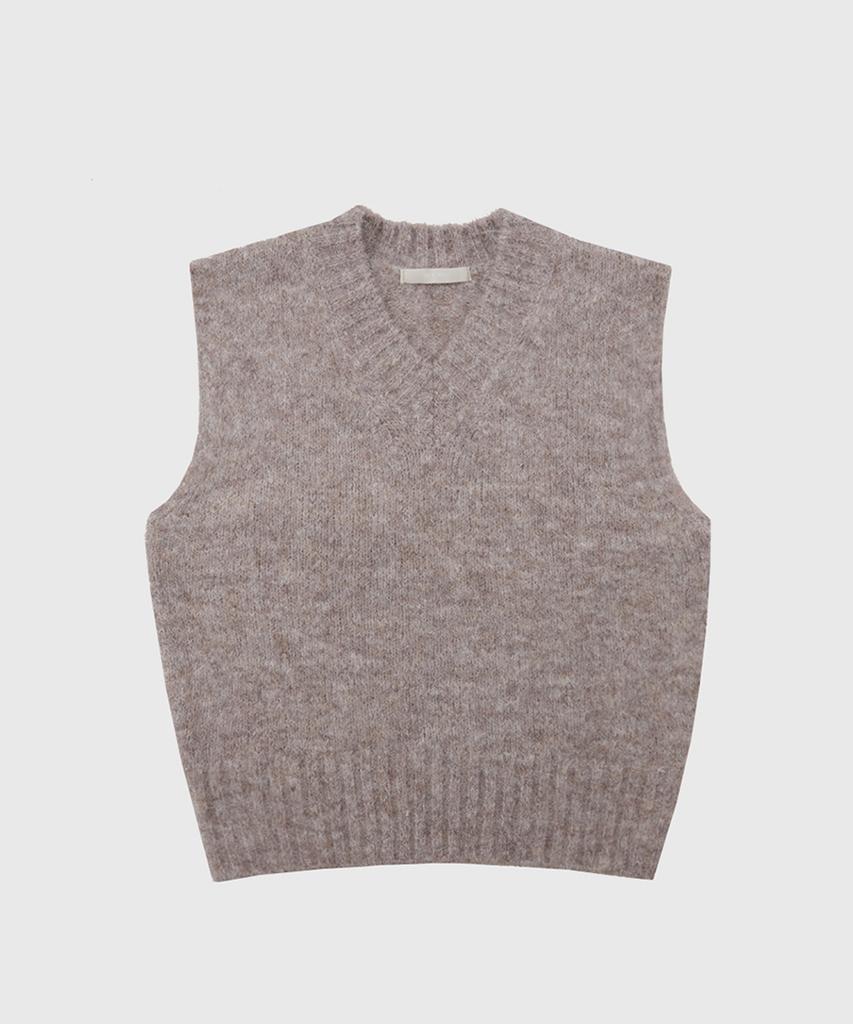 Kwinseulaebis Hairy V-Neck Knit Vest