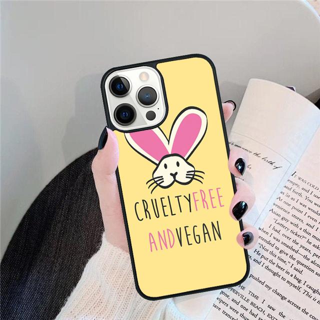 

VEGAN FOOD QUOTES ANIMAL LOVE Phone Case Cover For iPhone 17 Air 15 16 14 13 12 Pro Max 11 Pro Max Plus iPhone 12pro max