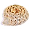 15mm Miami Cuban Kette Silberfarbe Hip Hop Halskette Für Männer Iced Out Baguette Zirkon Glied Mode Rock Rapper Schmuck