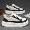 Men'S Shoes Spring New Men'S Thick-Soled Heightening White Shoes Student Versatile Casual Sports Board Shoes Comfortable And Light
