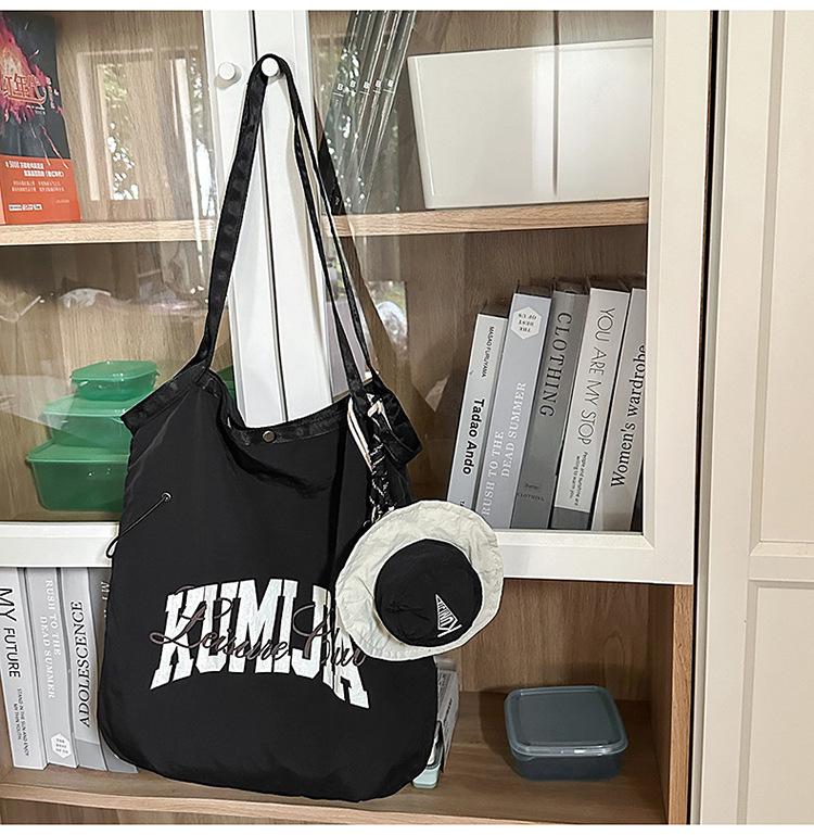 Korean Trendy Large-Capacity Crossbody Tote Bag for Couples