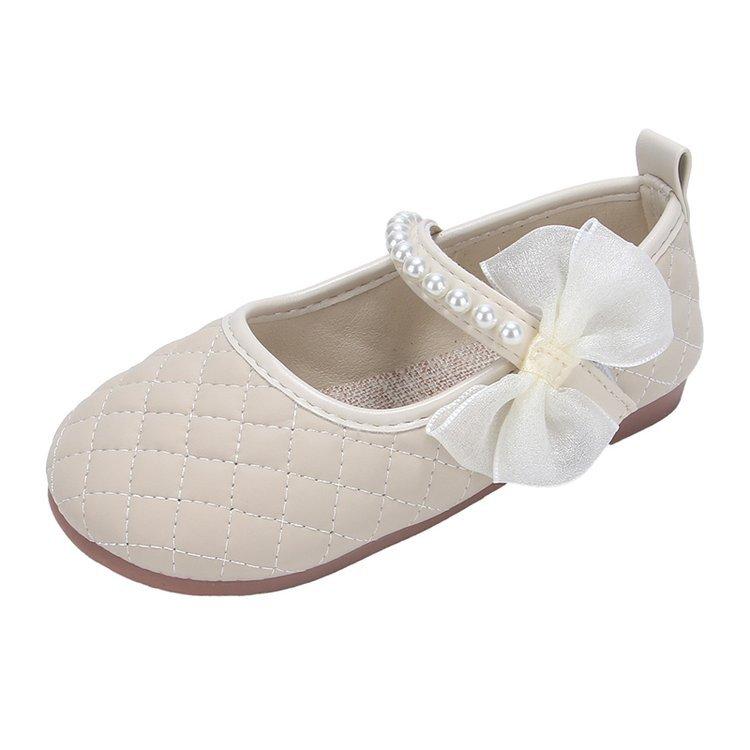 

Прогулочная обувь для маленьких девочек, весенние и летние туфли принцессы, одиночные туфли, детская обувь корейской версии, детская кожаная обувь на мягкой подошве. 23 белый