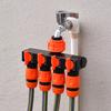 1 In 4 Out 5-Way Water Tap Splitter Independent Control Valve Garden Hose Connector Irrigation Accessory