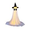 With Witch Hat Halloween Yard Ghost Ornaments Luminous LED Glow Specter Ornament  Outdoor Garden