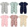 2026 Cotton Summer Bodysuit: Short Sleeve Romper for Newborns & Toddlers