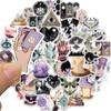 10/30/50pcs Vintage Goth Magic Witch Crystal Stickers Boho Aesthetic Decal for Stationery Luggage Phone Cool Cartoon Sticker Toy